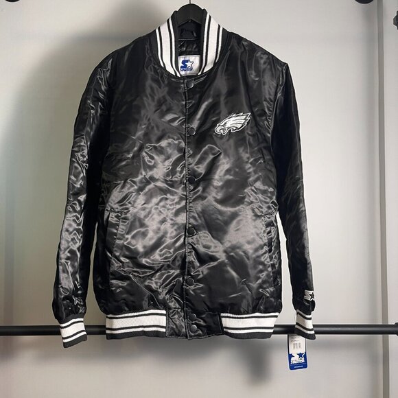Starter Philadelphia Eagles satin jacket size XL - Picture 1 of 3